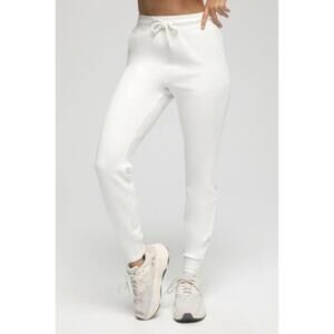 Good American Scuba Jogger Sweatpants In Ivory Size 2